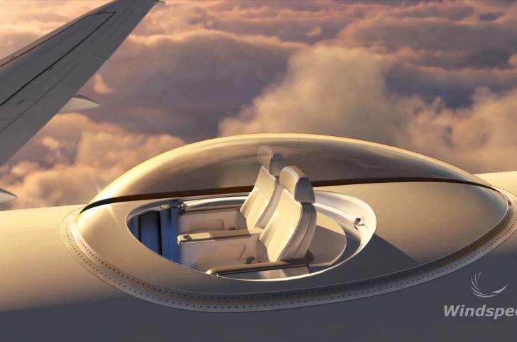 O melhor lugar no avião